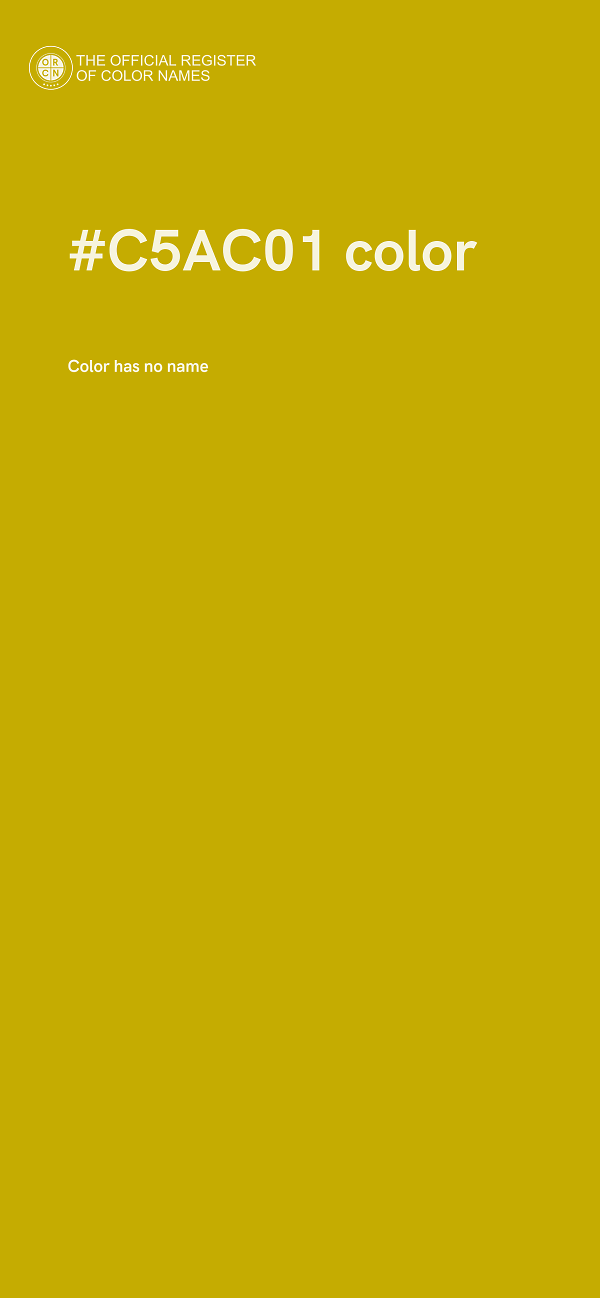 #C5AC01 color image