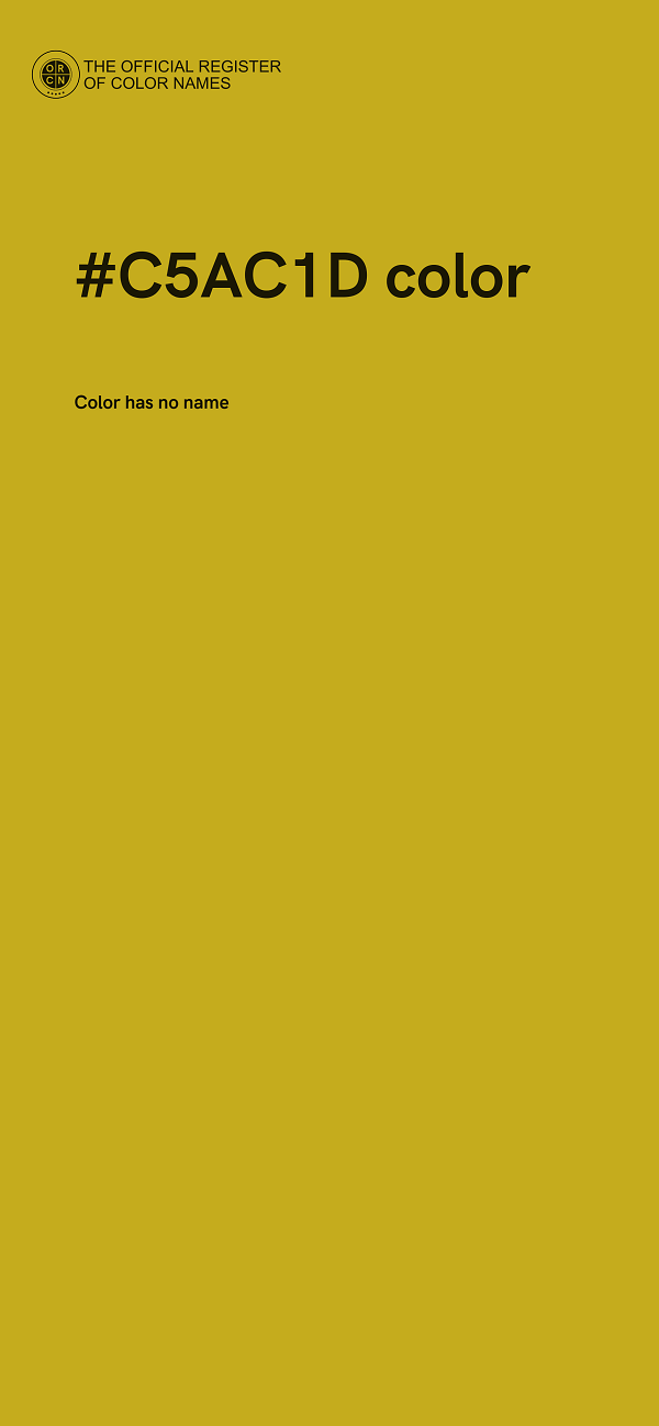 #C5AC1D color image