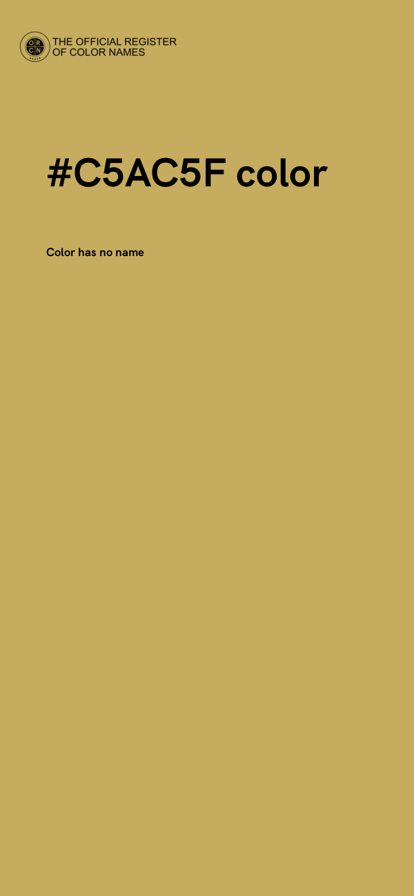 #C5AC5F color image