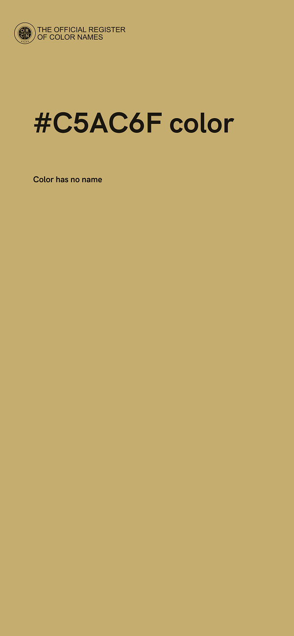 #C5AC6F color image