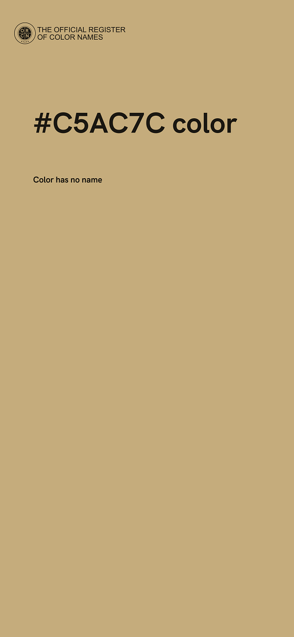 #C5AC7C color image