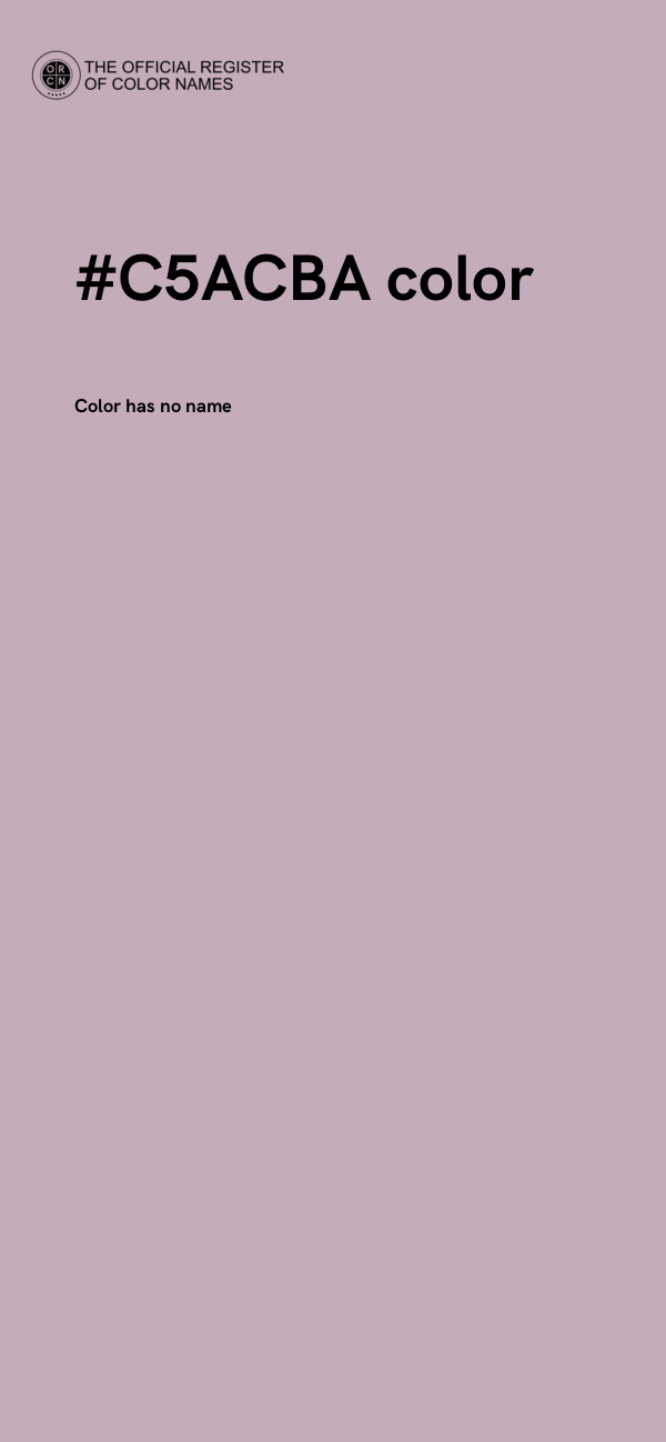 #C5ACBA color image