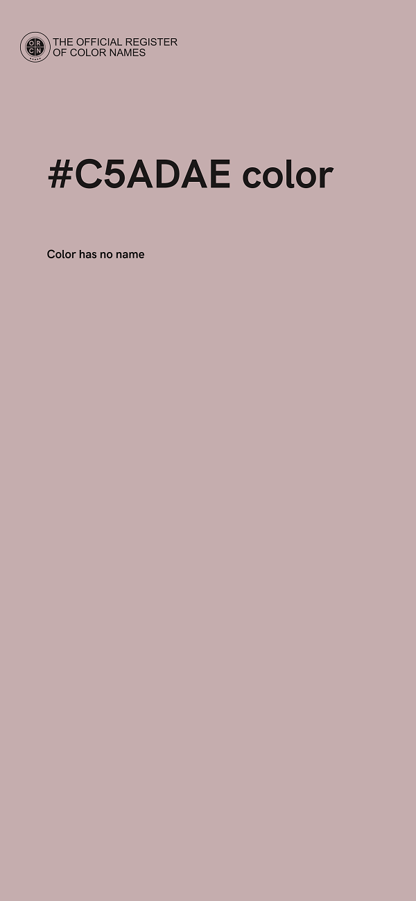 #C5ADAE color image