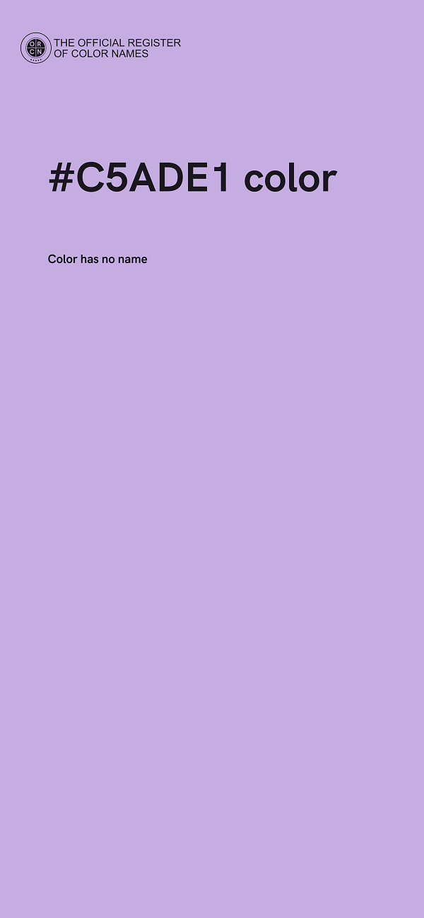#C5ADE1 color image