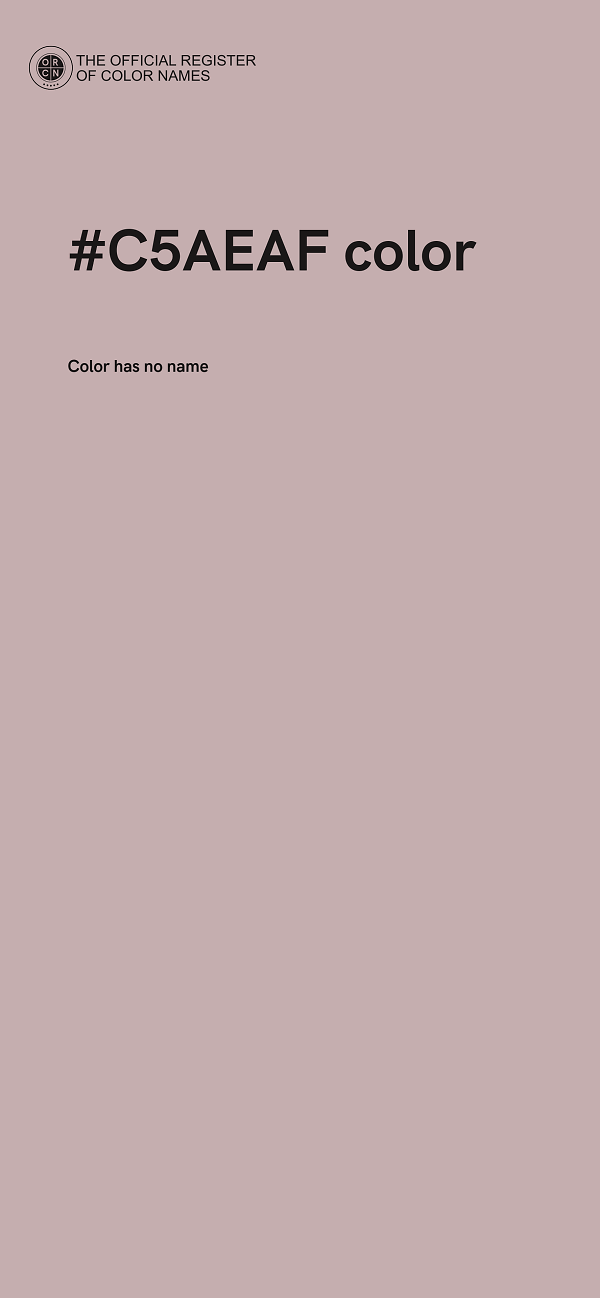 #C5AEAF color image