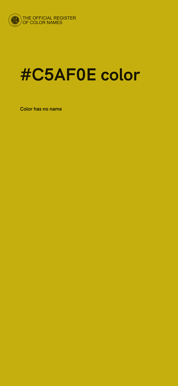 #C5AF0E color image
