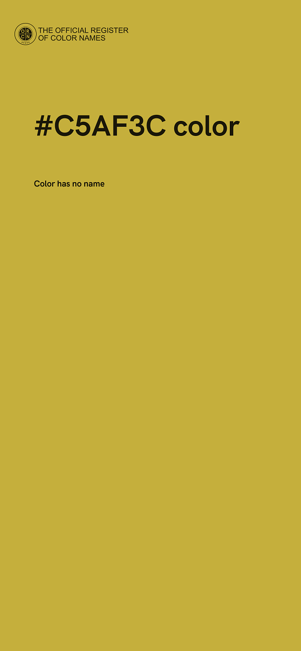 #C5AF3C color image