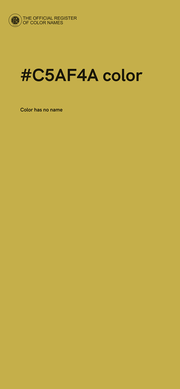 #C5AF4A color image