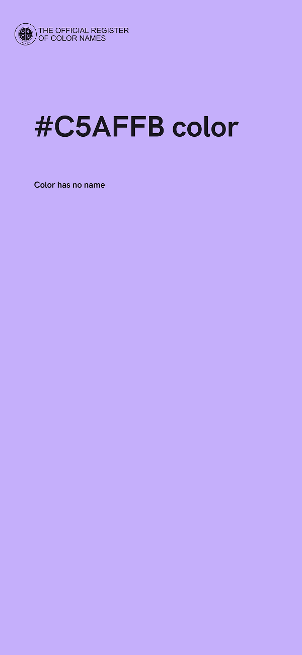 #C5AFFB color image