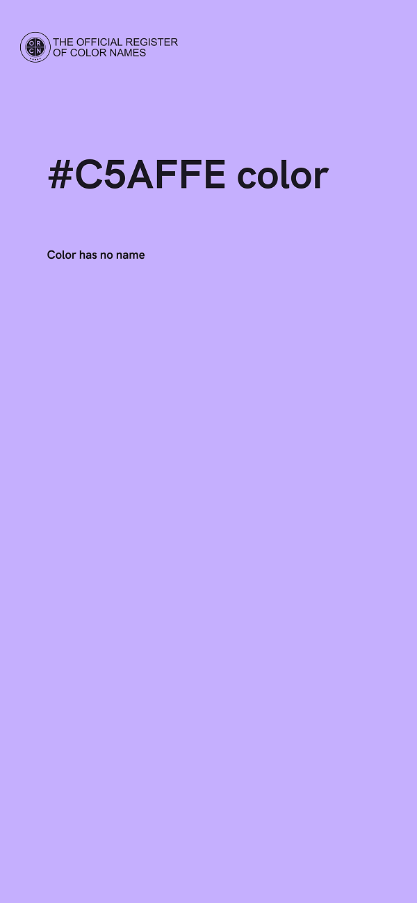 #C5AFFE color image