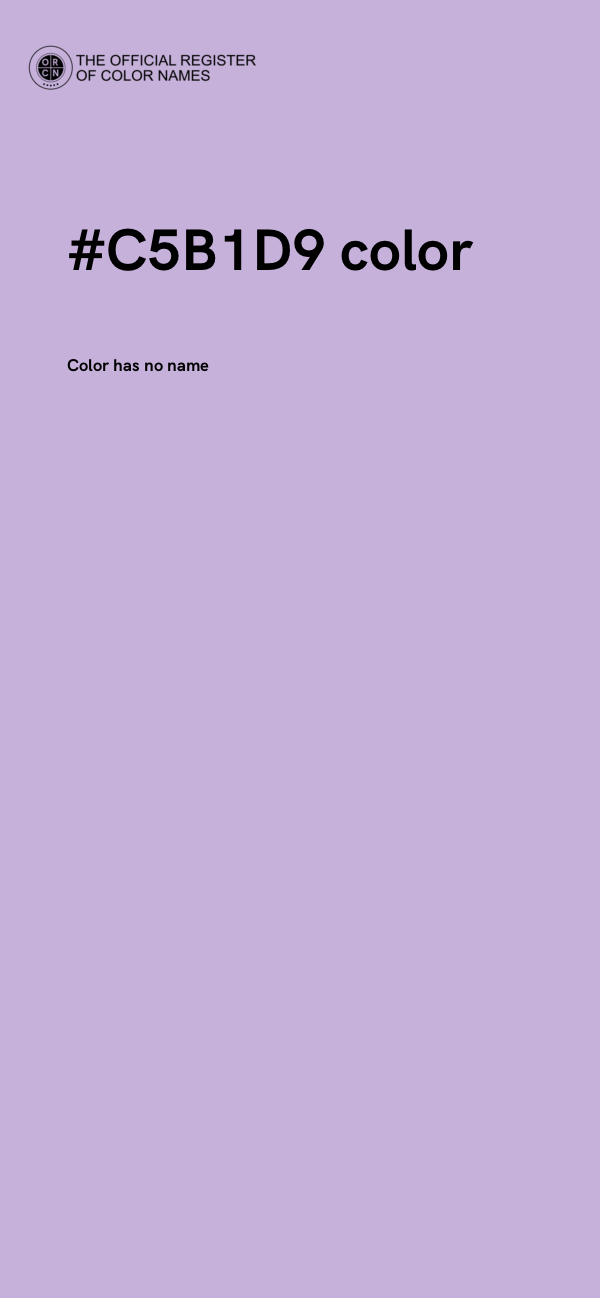 #C5B1D9 color image