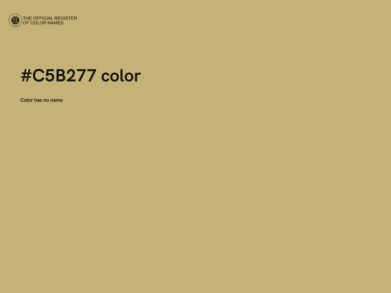 #C5B277 color image