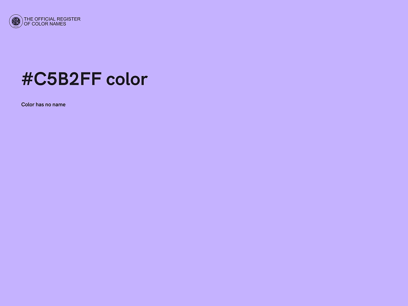 #C5B2FF color image