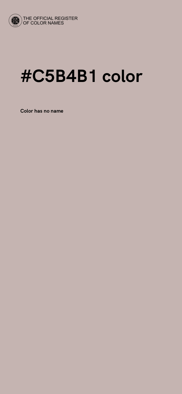 #C5B4B1 color image