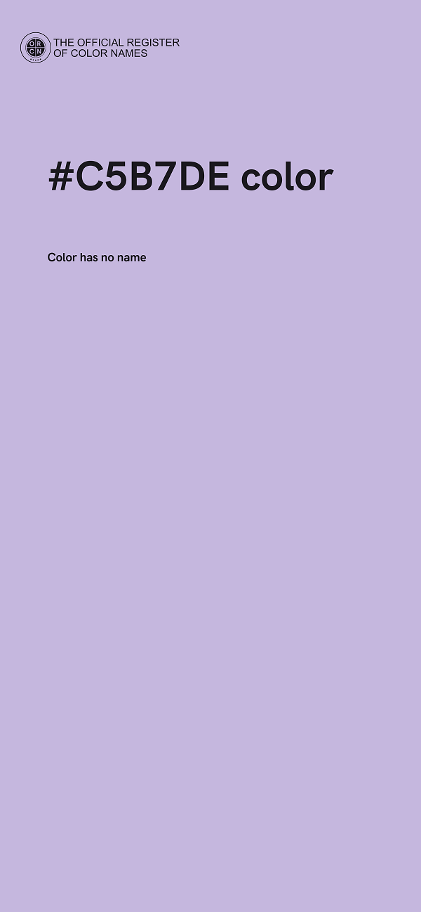 #C5B7DE color image