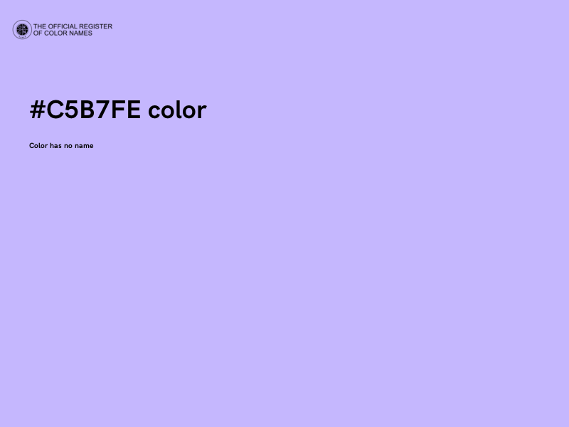 #C5B7FE color image