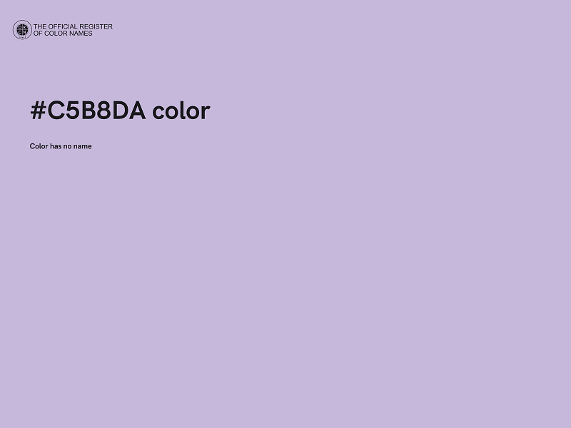 #C5B8DA color image