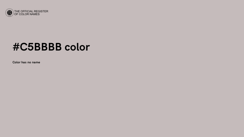 #C5BBBB color image