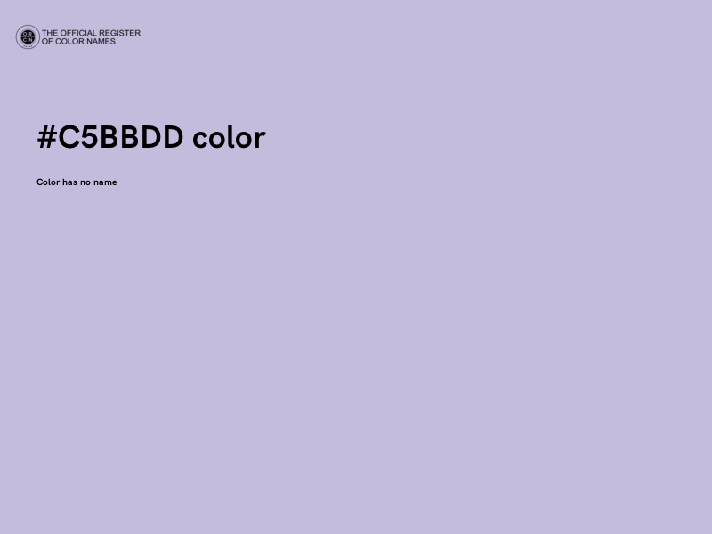 #C5BBDD color image
