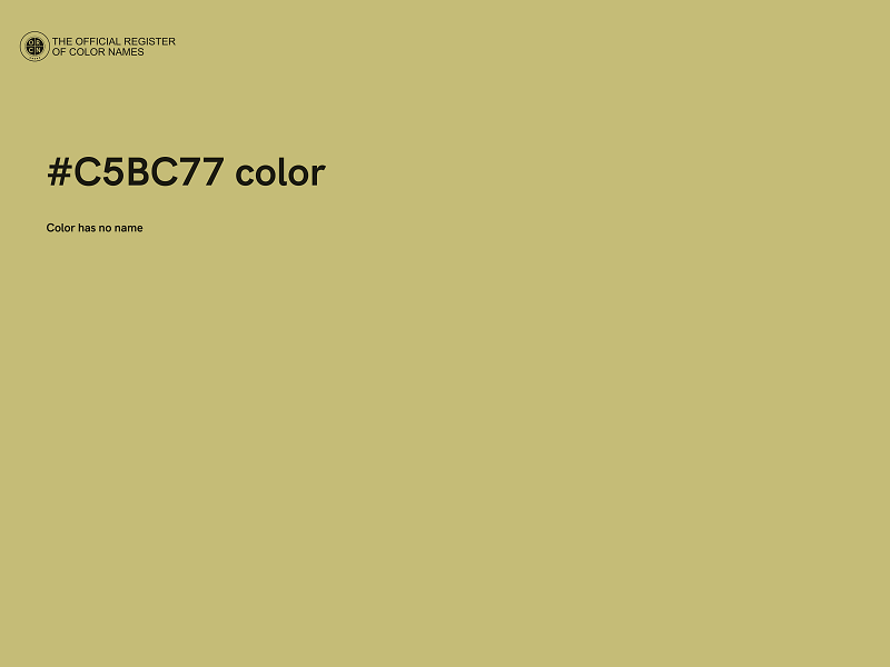 #C5BC77 color image