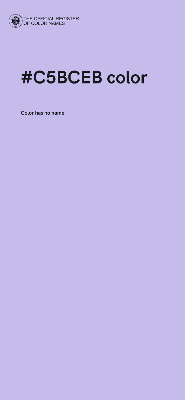 #C5BCEB color image