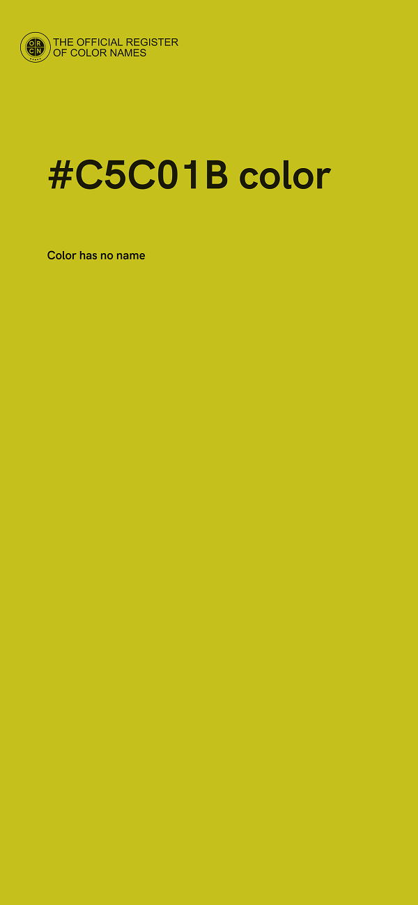 #C5C01B color image