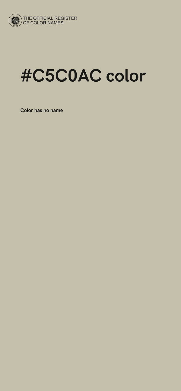 #C5C0AC color image