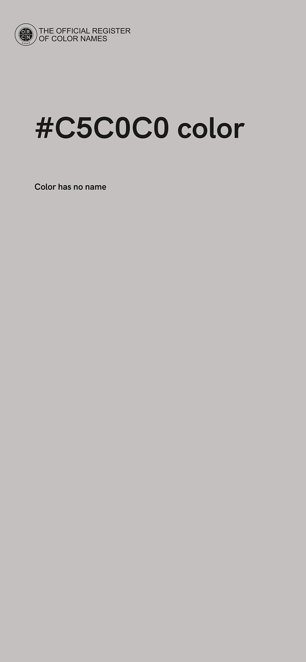 #C5C0C0 color image