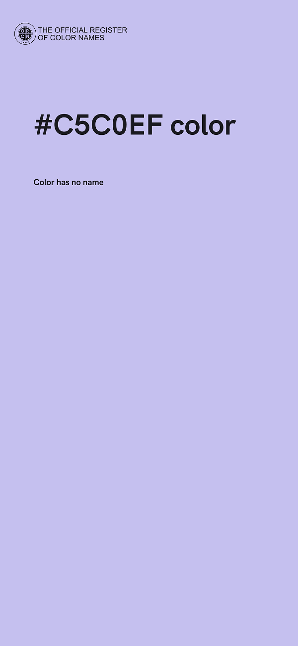 #C5C0EF color image