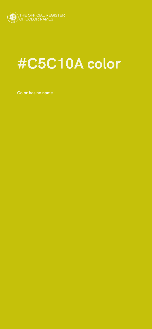#C5C10A color image