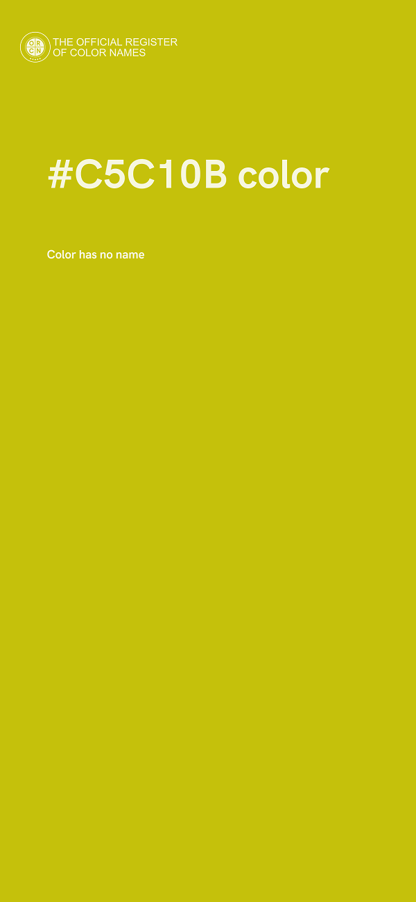 #C5C10B color image