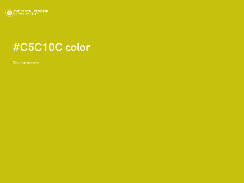 #C5C10C color image