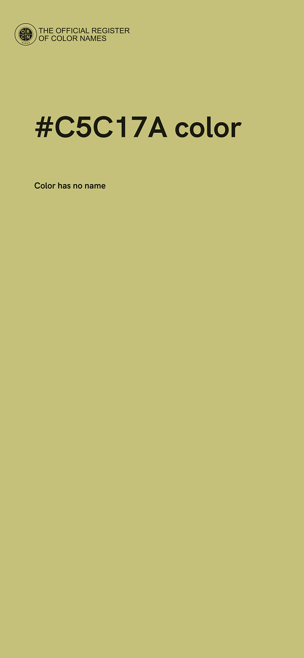 #C5C17A color image