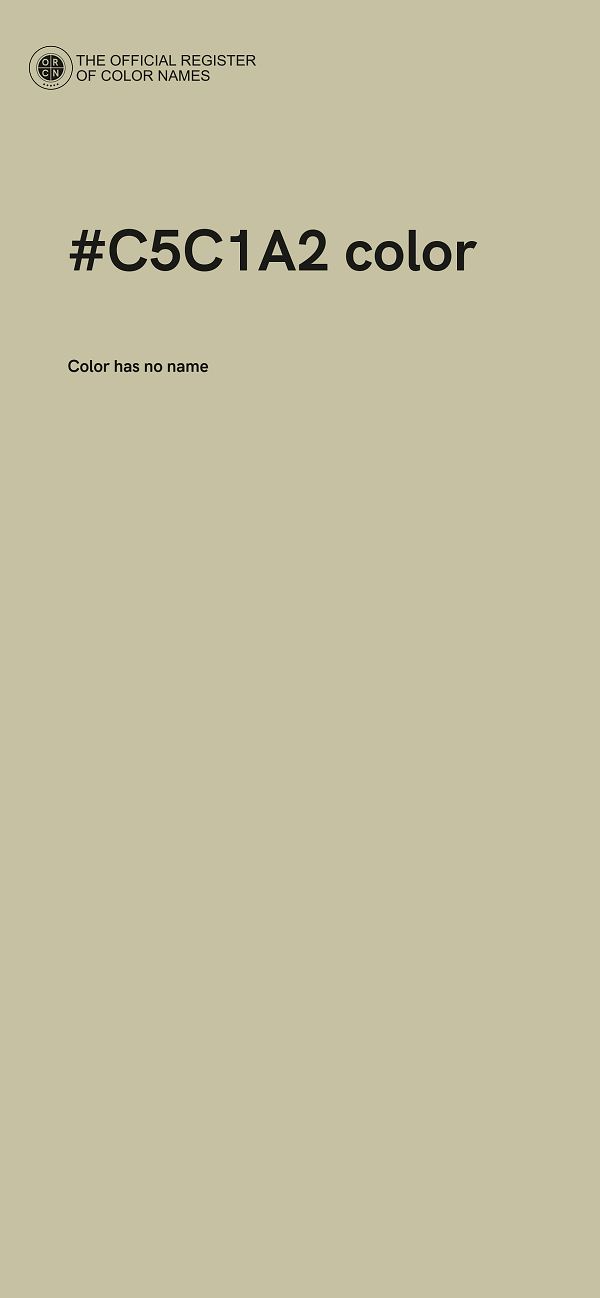 #C5C1A2 color image