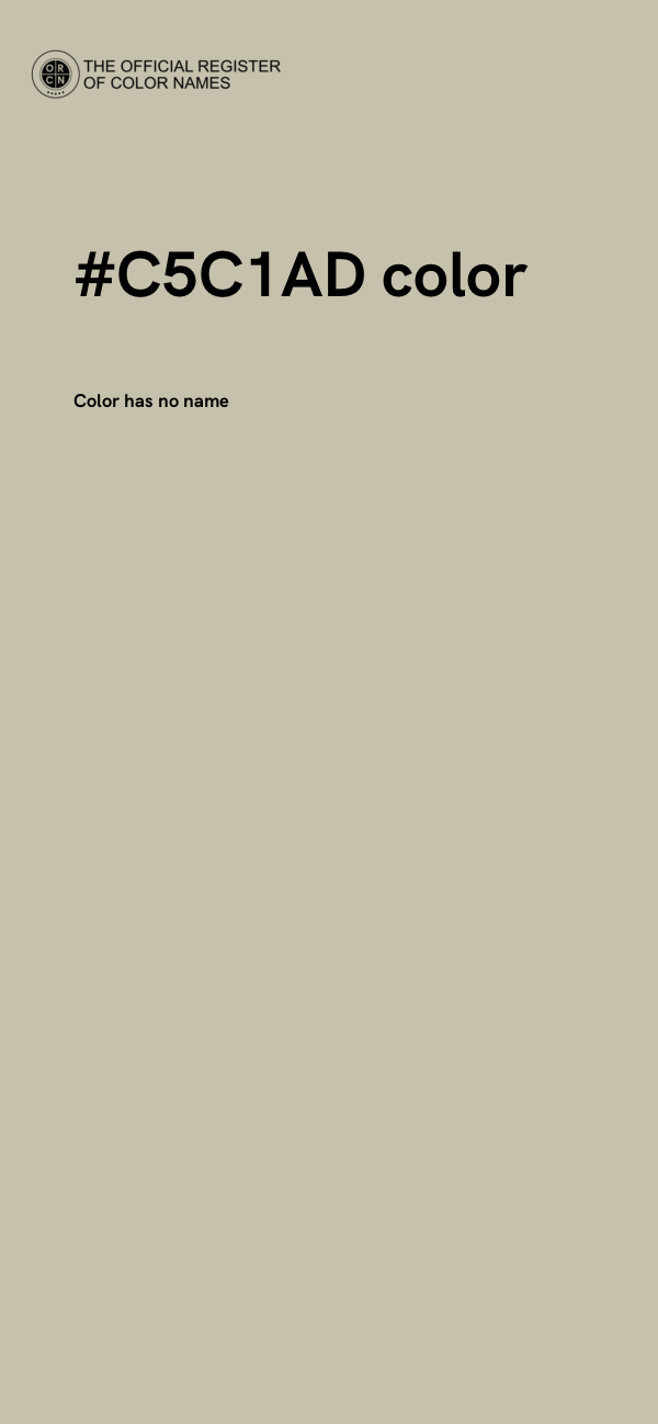 #C5C1AD color image