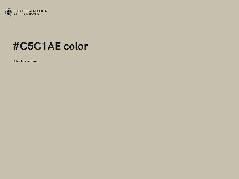 #C5C1AE color image