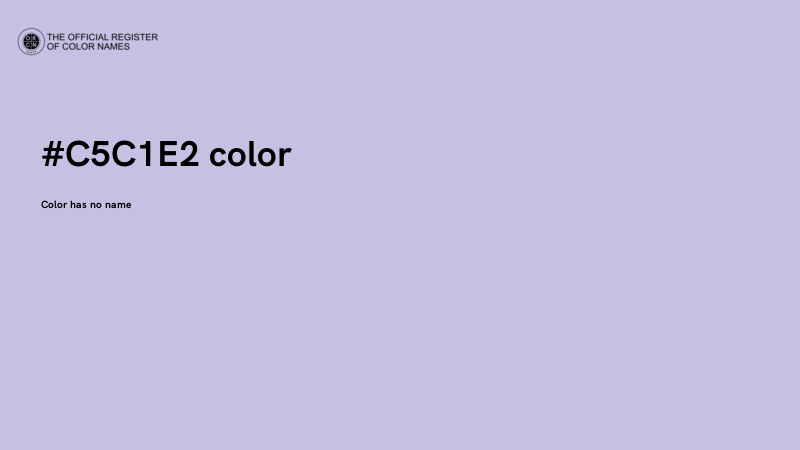 #C5C1E2 color image