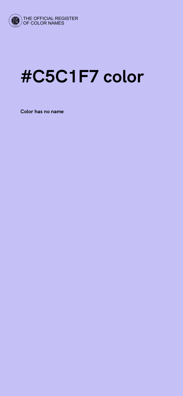 #C5C1F7 color image