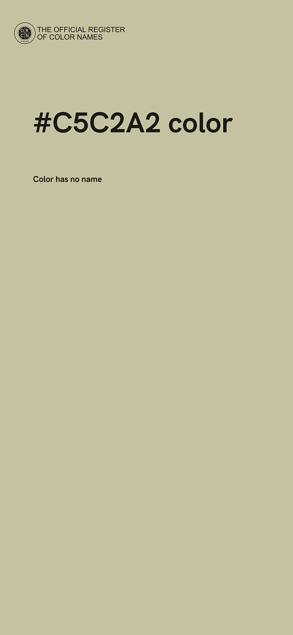 #C5C2A2 color image
