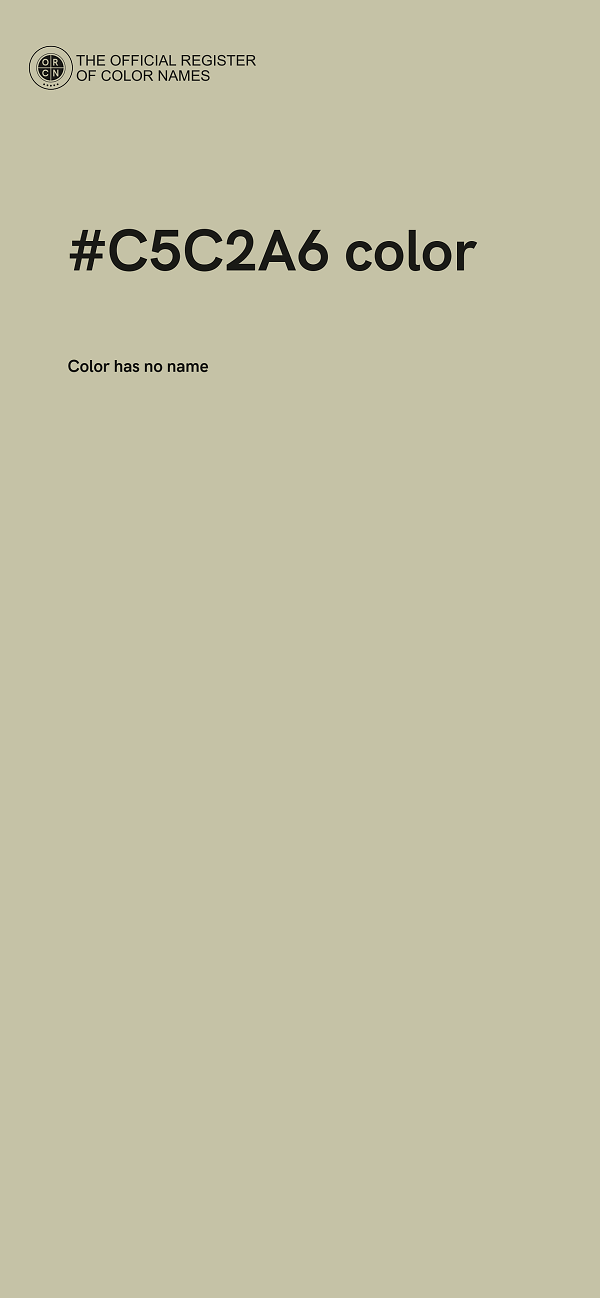 #C5C2A6 color image
