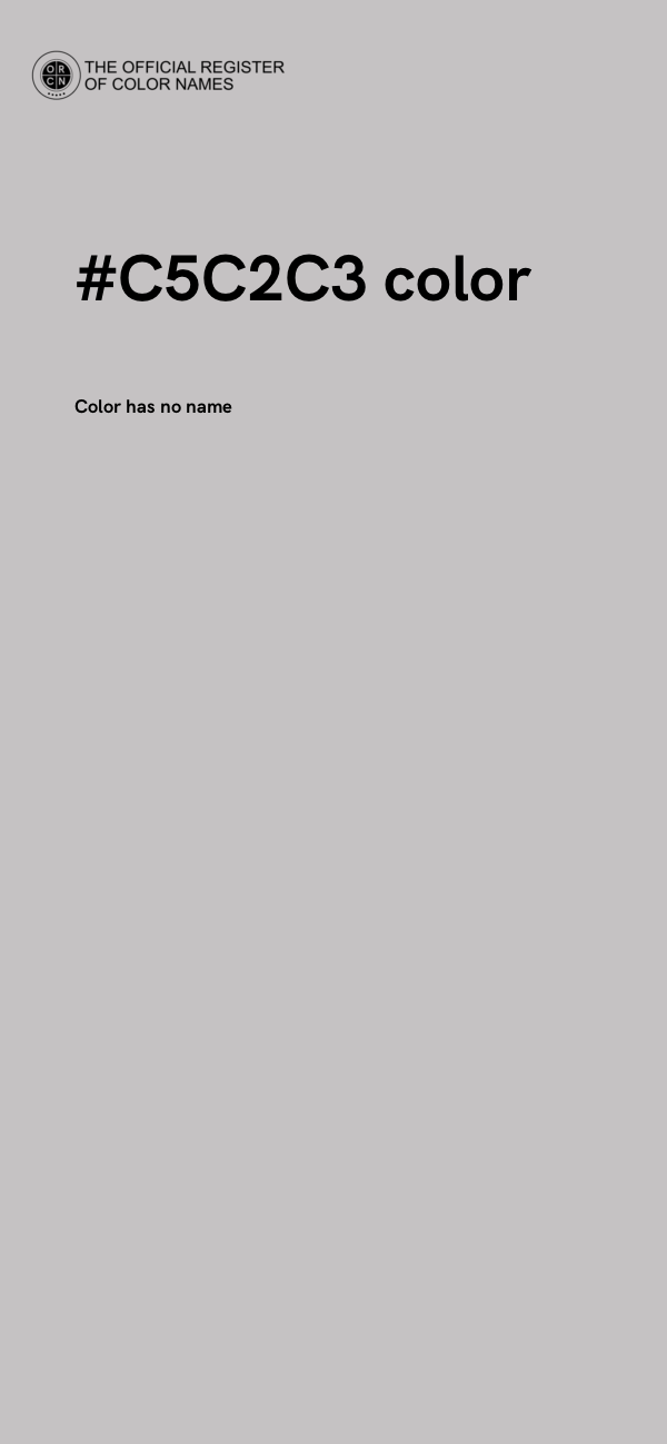 #C5C2C3 color image
