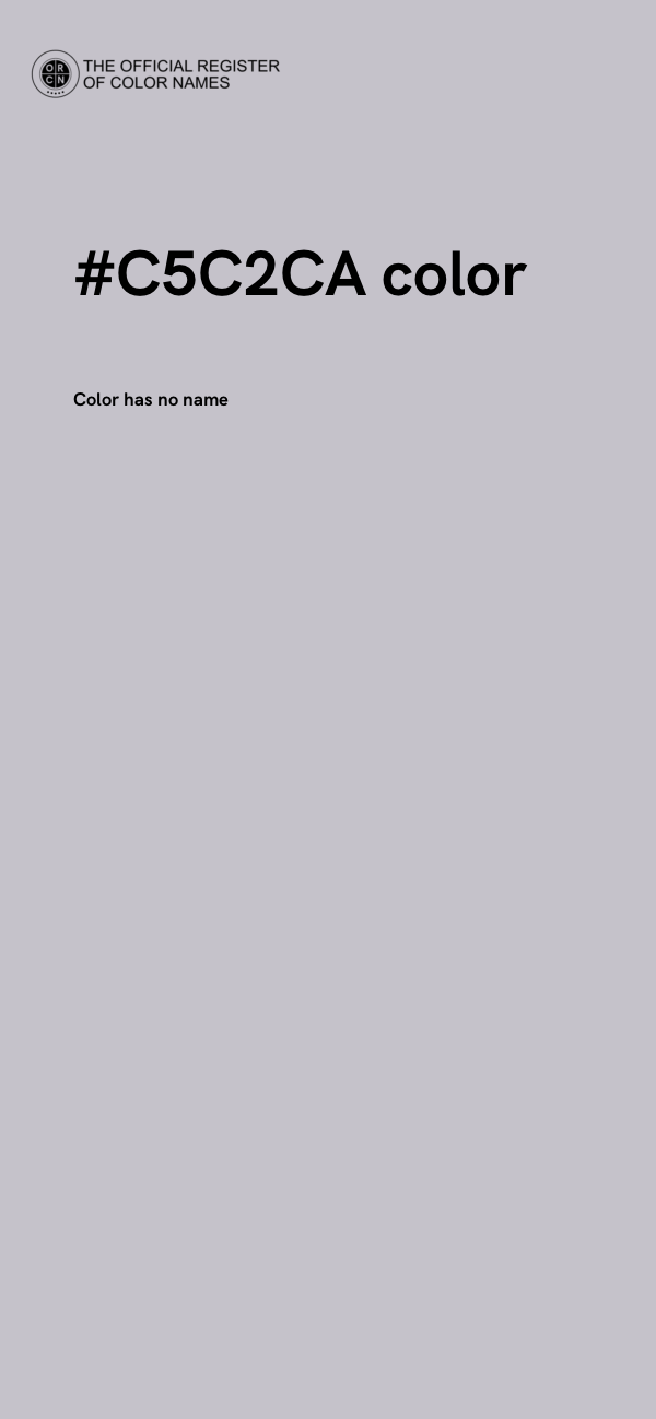 #C5C2CA color image