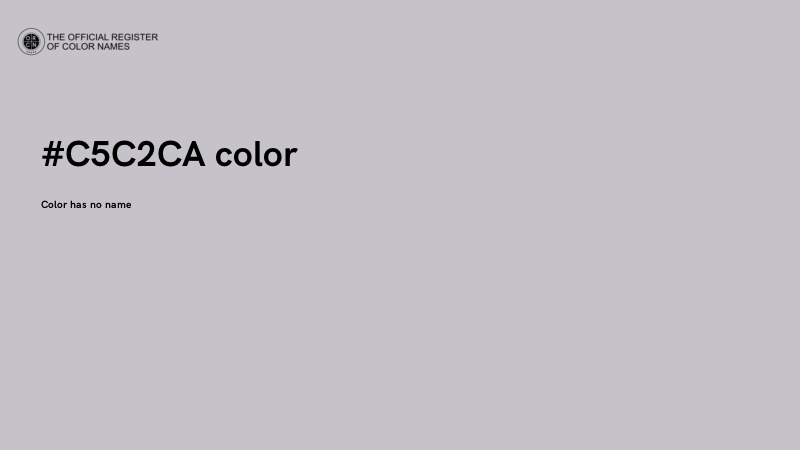 #C5C2CA color image