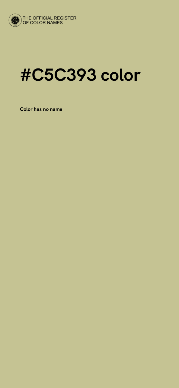 #C5C393 color image