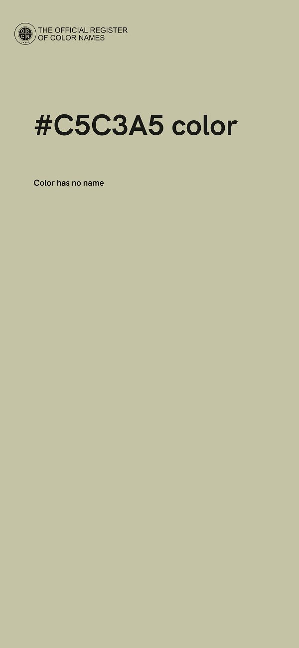 #C5C3A5 color image