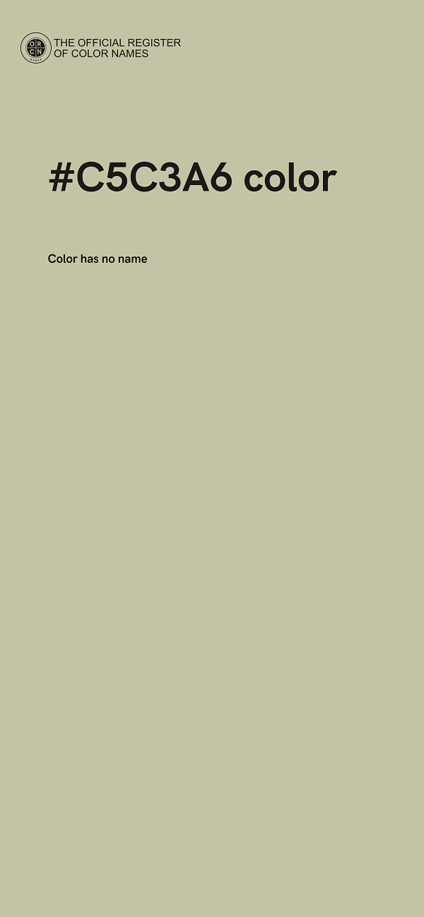 #C5C3A6 color image