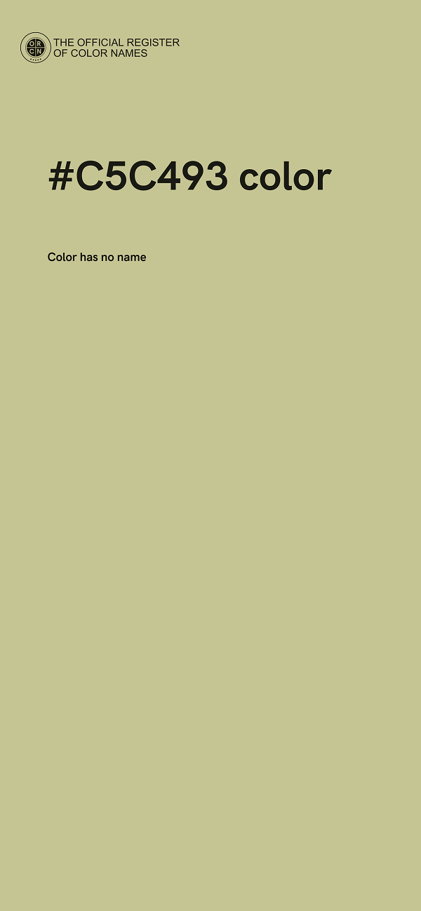 #C5C493 color image