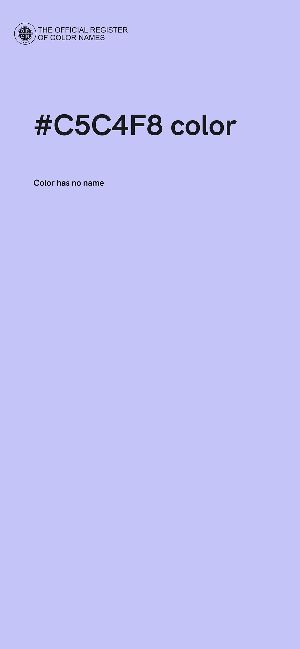 #C5C4F8 color image