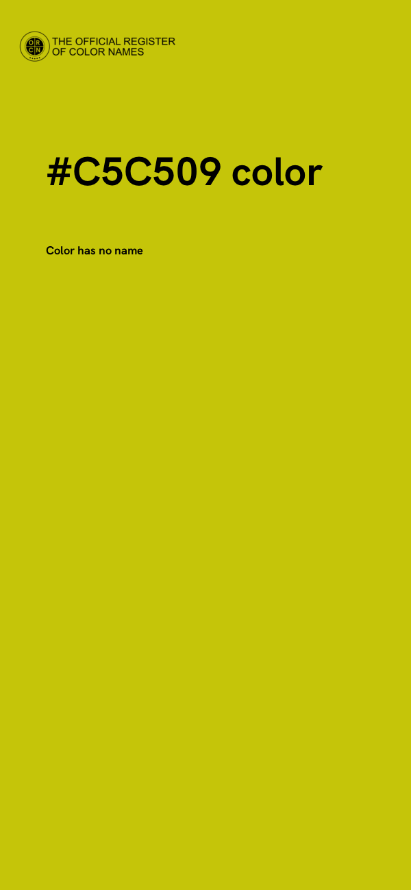 #C5C509 color image