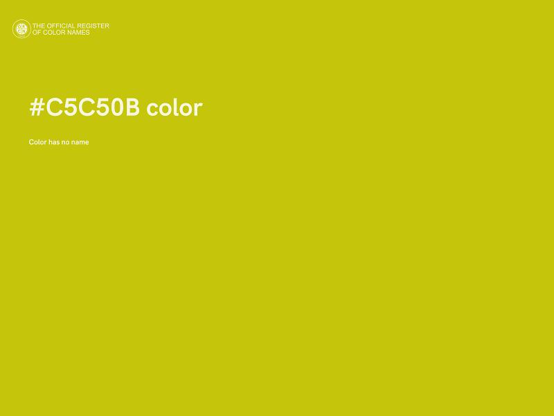 #C5C50B color image